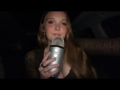 asmr whisper ramble in my NEW car