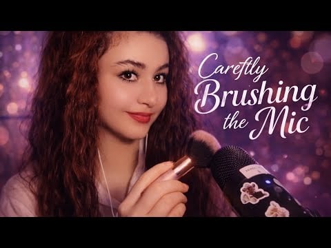 ✨ ASMR Extremely Relaxing Mic Brushing (Sleep in Minutes) and trigger sounds of the book 
