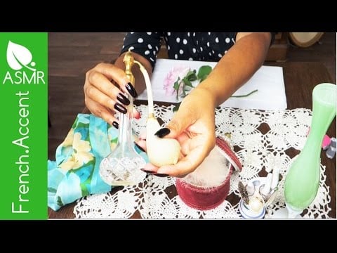 ASMR Show & tell * relaxing beauty dry skin tips [french accent]