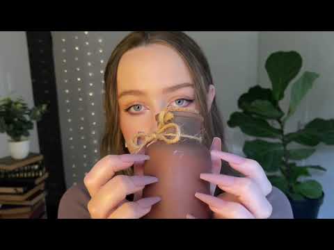 *one minute asmr* fast tapping on brown objects (no talking)
