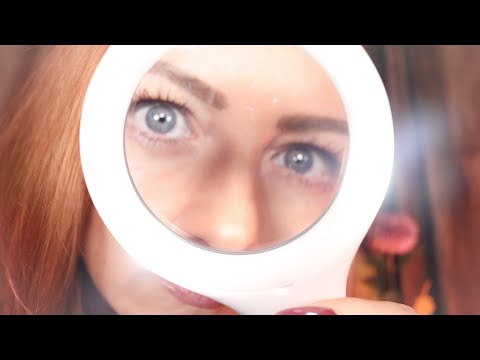 ASMR Skin Analysis 🌟 SUPER Quiet 🌟 Whispered, Gloves, Soft Light, Close Inspection, Cream