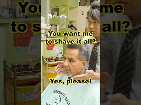 Ultimate ASMR Shave in Japan with Mr. Miwa! @  Izumi Sun Wolf Barber #Shave, #asmr #barbershop