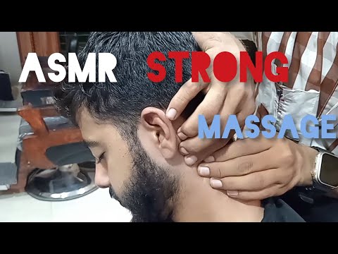 FULL ASMR HEAD,NECK AND FACE MASSAGE BY PAKISTANI BARBER| RELAXING