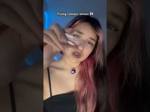 Contact Lens application #foryou  #shorts