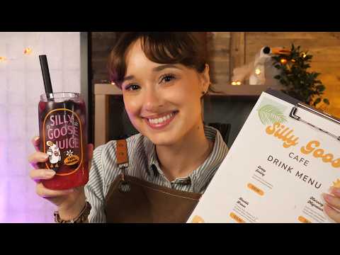 ASMR Friendly Barista 🍵 Refreshing Fruity Tea Cafe 🪿 What Can I Get For You?