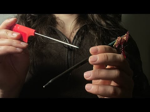 Lofi ASMR parting your hair RP - no talking 