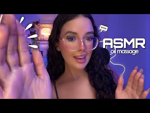 ASMR: MASSAGEM com ÓLEO NO SEU ROSTO ULTRA RELAXANTE 💦 | personal attention 