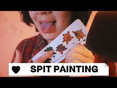 ASMR | Spit Painting en Tu Carita | Mouth Sounds para dormir | Soft Spoken