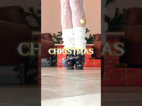 Pleasers vs. Christmas Balls! Oddly Satisfying Boots Crushing! ASMR