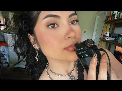 ASMR | Tascam Lipping + Nail Ear Tapping 