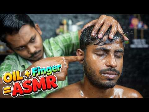 🔴 LIVE: OIL + Finger = ASMR | Heavy Oil Head Scratching & Ear Inside Finger Massage for Sleep