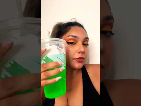 BAJA BLAST ASMR | taco bell sneek peak eating sounds