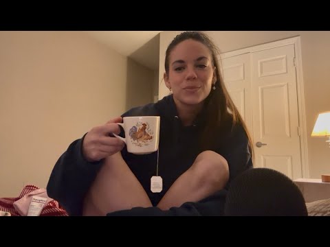 ASMR helping you get warm & cozy (fabric scratching & whispers) 