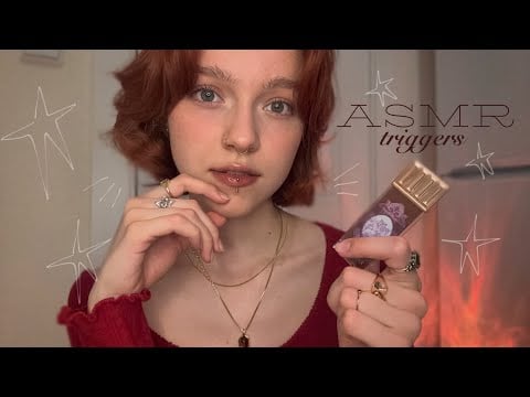 asmr ~ triggers for sleep // tapping, mouth sounds ࿐. °  ⊹ . ˚  ° 