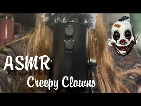 ASMR || Reading FOUR Creepy Clown Stories 🤡