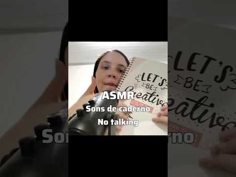 ASMR - Sons de caderno no talking ♡♡ #asmr #asmrbrasil #asmrsounds #inscrevase #like