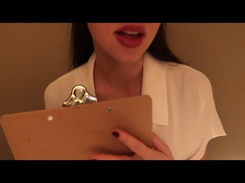 ASMR Cranial Nerve Exam Roleplay with Flashlight - Soft Spoken