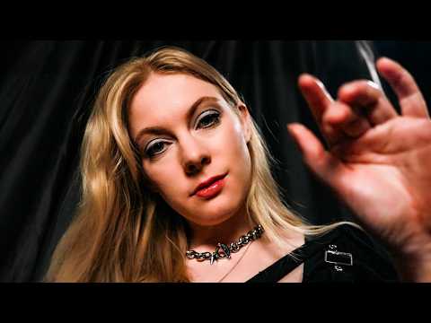 ASMR On My Lap 🖤 Eyes Closed Personal Attention, Hair Brushing & Massage, Layered Rain Sounds