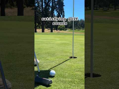 The satisfying sounds of golf #golf #golfing #satisfying
