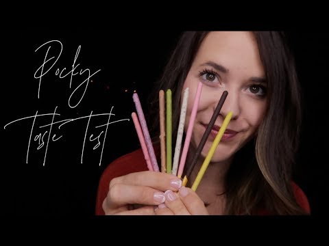 ASMR POCKY TASTE TEST mit entspanntem Tapping & Crinkling | ASMR Deutsch/German