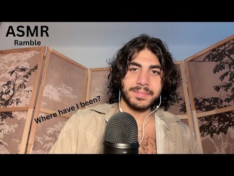 ASMR Rambling about summercamp, hobbies & snakes