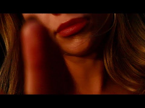 ASMR Sleepy Close and Slow Face Touching Roleplay | Layered Sounds & 🌙✨ Unintelligible Whispering