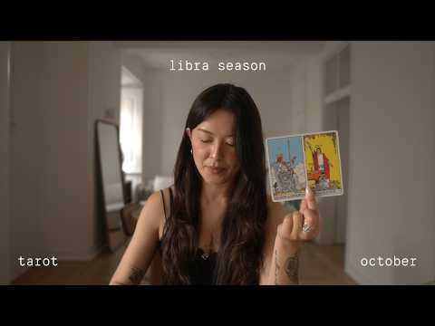 asmr tarot 🐚 pick a card for libra season & october (TIMELESS energy predictions)