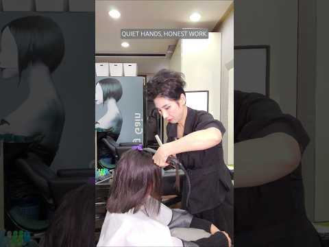 A Calm and Relaxing Hair Salon ASMR