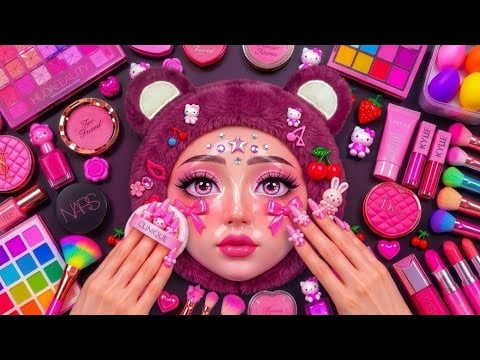 ASMR Makeup on Watermelon 🍉 (No Talking)