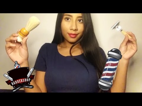 ASMR- Barber shop- relajante c0rte de barba virtual✂💆