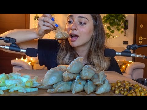 MUKBANG RAVIOLI CINESI e SERIE TV | ASMR