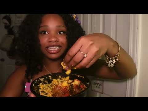 ASMR Egusi & FuFu Mukbang