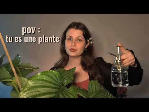 ASMR FR  - Tu es une plante et je prends soin de toi 🌿 (chuchotements, soins, brume ...)