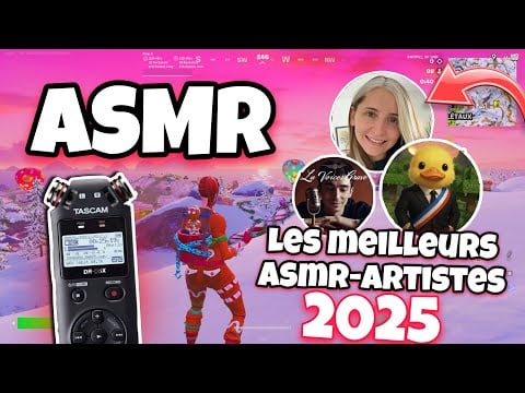 ASMR Français • MON TOP DES MEILLEURS ASMR-ARTISTES DE CETTE ANNÉE 2025😴💤