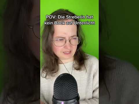 POV: Die Streberin hat kein Bock auf Unterricht #shorts #asmrshorts #asmr