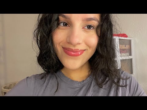 ASMR fast nail tapping while i do my makeup 🩷