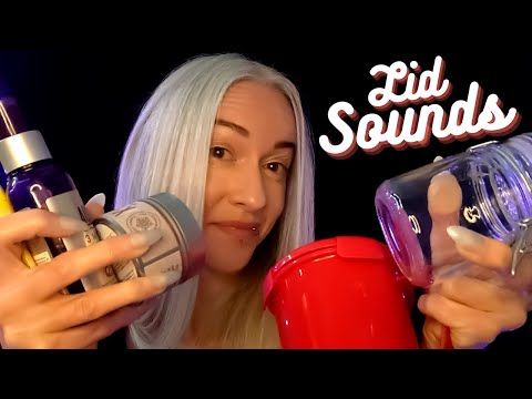 ASMR | ✨ Lid Sounds ✨ / containers, cork, plastic, metal