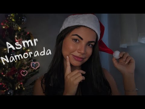 ASMR ROLEPLAY Sua namorada veio passar o natal com você 🎄💕 (voz suave)