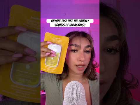 crinkly asmr unboxing ✨ #asmr #asmrsounds