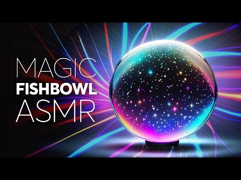 ASMR  Magic Fishbowl 2 🐠 Trippy Light Triggers, Water Sounds, Inaudible Whispering for Sleep