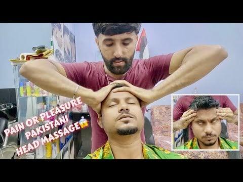 ASMR | $1.36 Pain Or Pleasure Pakistani head Massage 😱🇦🇪