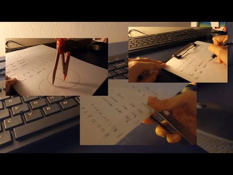 ASMR POV | Typing writing stapler random triggers (Layered sound & no talking)