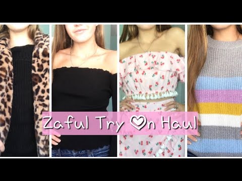 ASMR Zaful Try On Haul!