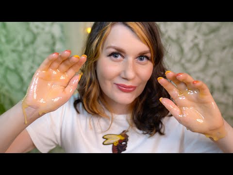 АСМР Массаж Лица с Медом, Очень Приятная Ролевая Игра для Сна ASMR Massage for Sleep