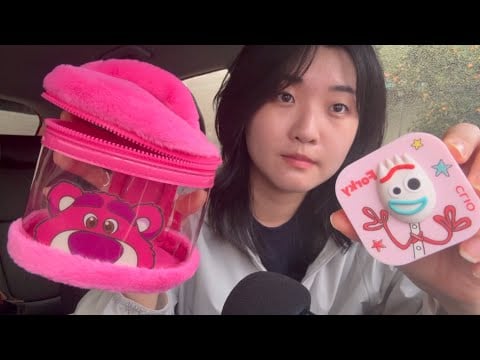 ASMR IN CAR 🚗 Fast triggers (tapping, scratching) ☔️
