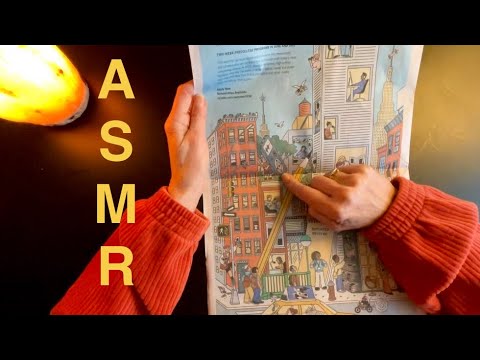 ASMR Newspaper Flip with Casual Commentary 
