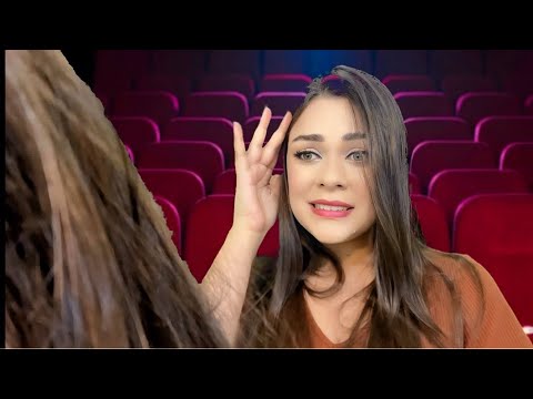 ASMR POV: AQUELA GAROTA TIRA SUAS CASPAS NO CINEMA