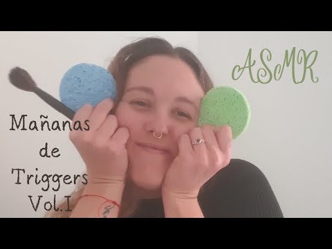 🌞MAÑANAS DE TRIGGERS VOL I.🌞 ASMR con muchos susurros, trigger words y inaudibles