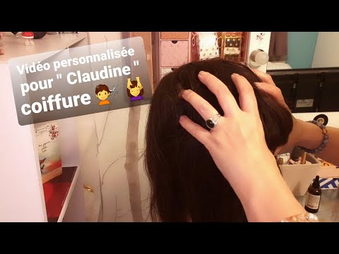 #asmr #français vidéo personnalisée pour " Claudine "  #massage crânien, ect....
