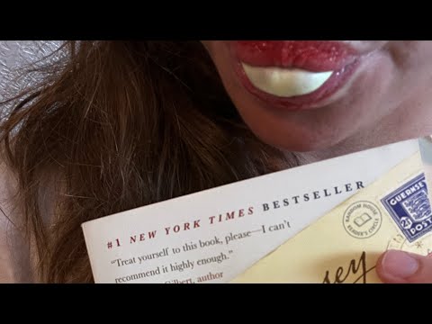 ASMR Soft Spoken Gum Chewing - Going through 5 of my favorite books!